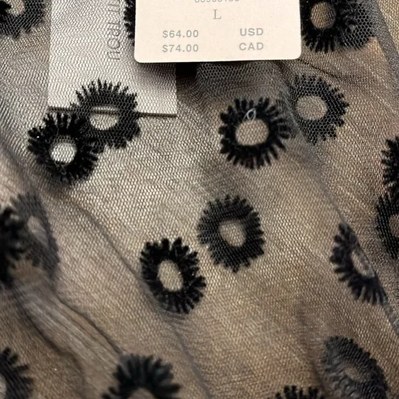 Anthropologie Le petit TROU noir high waisted brief panty size large new wtag - Picture 8 of 8